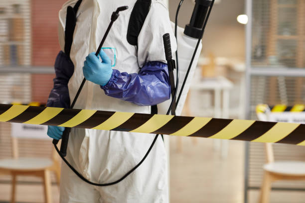 Professional Blood Cleanup technician working in Evanston, IL